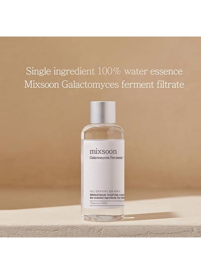 mixsoon Galactomyces Ferment Essence 3.38 fl oz / 100ml | 100% Galactomyces Repair Boosting Serum for Uneven and Dull Skin | Vegan, Cruelty-Free - Image 3